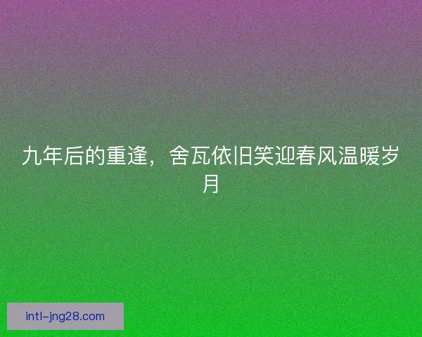 九年后的重逢，舍瓦依旧笑迎春风温暖岁月